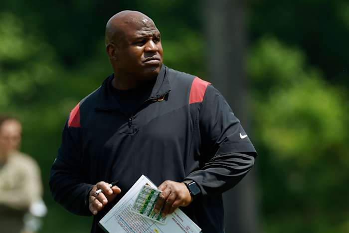 Washington Commanders coach Eric Bieniemy